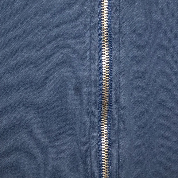 Hollister collared sweatshirt full zip women’s medium - dark blue - Picture 10 of 12